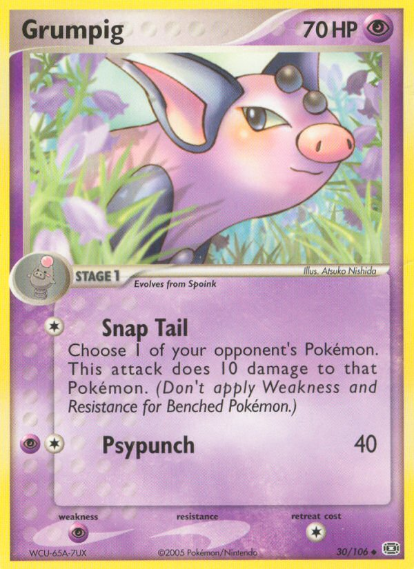 Grumpig (30/106) [EX: Emerald] | Good Games Cannington