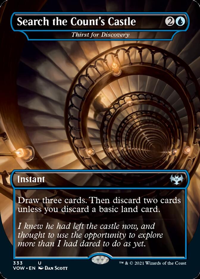 Thirst for Discovery - Search the Count's Castle [Innistrad: Crimson Vow] | Good Games Cannington