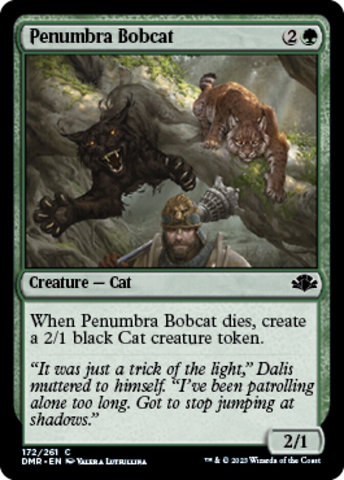 Penumbra Bobcat [Dominaria Remastered] | Good Games Cannington