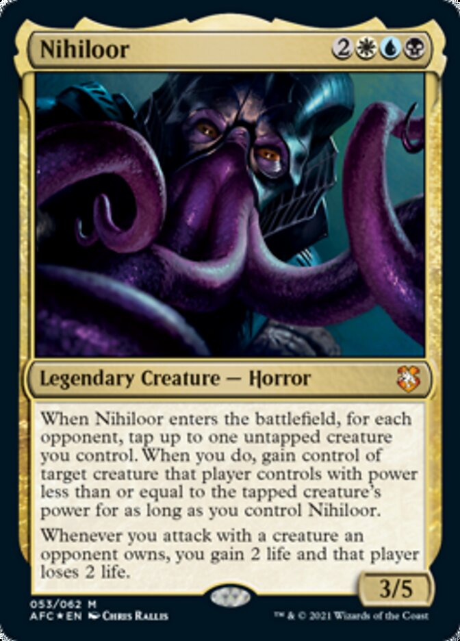 Nihiloor [Dungeons & Dragons: Adventures in the Forgotten Realms Commander] | Good Games Cannington