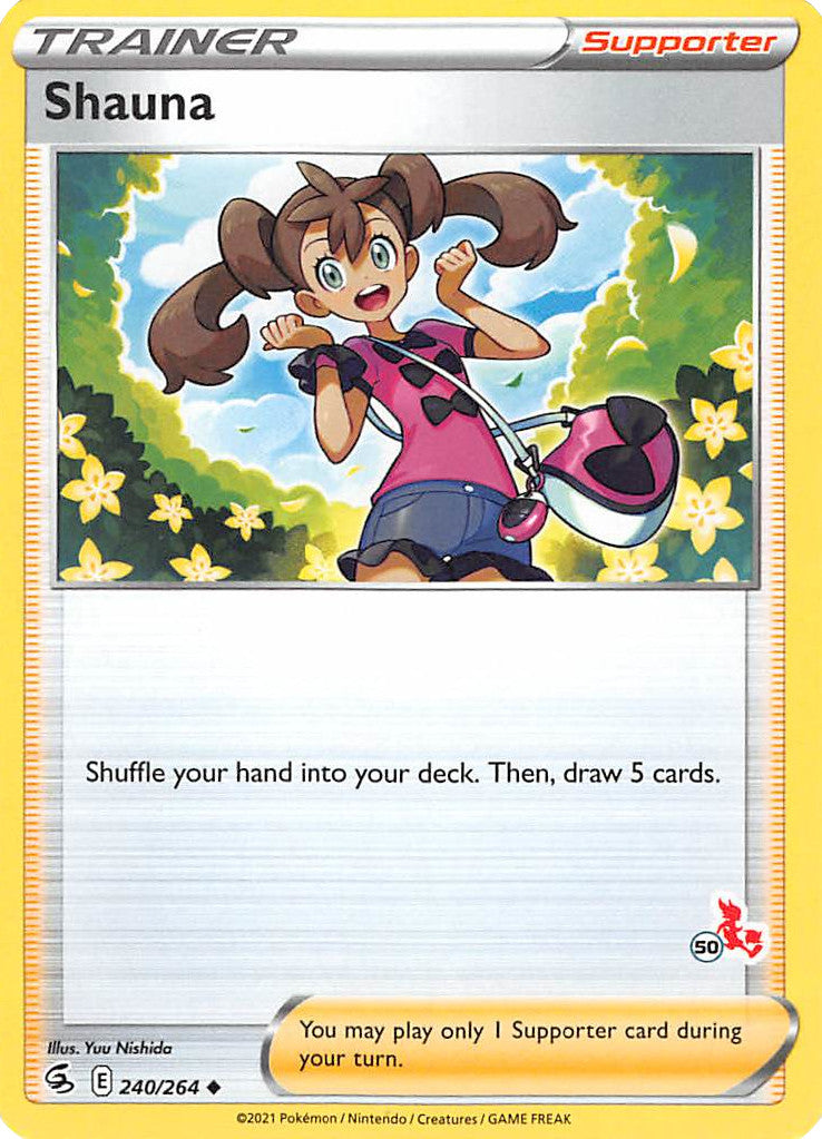Shauna (240/264) (Cinderace Stamp #50) [Battle Academy 2022] | Good Games Cannington