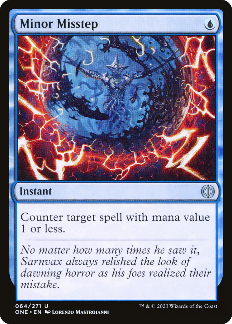 Minor Misstep [Phyrexia: All Will Be One] | Good Games Cannington