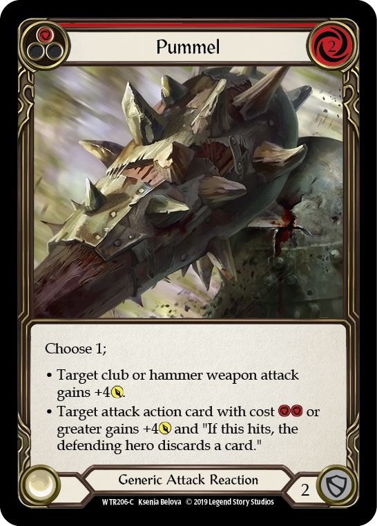 Pummel (Red) [WTR206-C] Alpha Print Rainbow Foil | Good Games Cannington