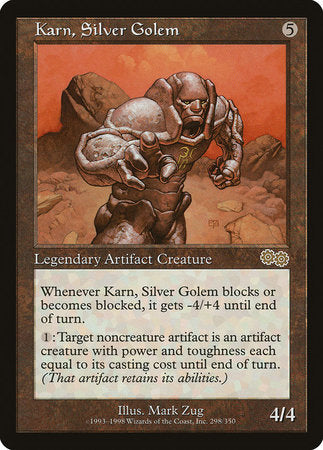Karn, Silver Golem [Urza's Saga] | Good Games Cannington