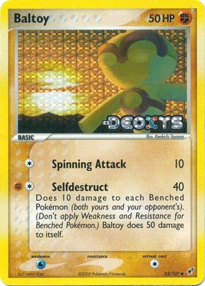 Baltoy (53/107) (Stamped) [EX: Deoxys] | Good Games Cannington
