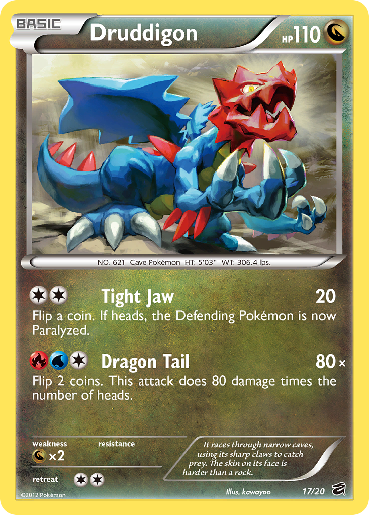 Druddigon (17/20) [Black & White: Dragon Vault] | Good Games Cannington