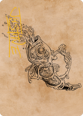 Decanter of Endless Water Art Card (Gold-Stamped Signature) [Commander Legends: Battle for Baldur's Gate Art Series] | Good Games Cannington