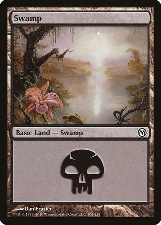 Swamp (102) [Duels of the Planeswalkers] | Good Games Cannington