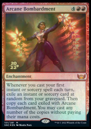 Arcane Bombardment [Streets of New Capenna Prerelease Promos] | Good Games Cannington