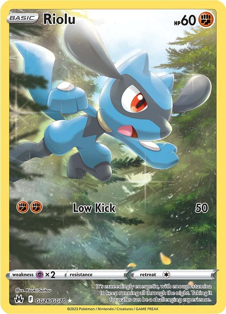 Riolu (GG26/GG70) [Sword & Shield: Crown Zenith] | Good Games Cannington