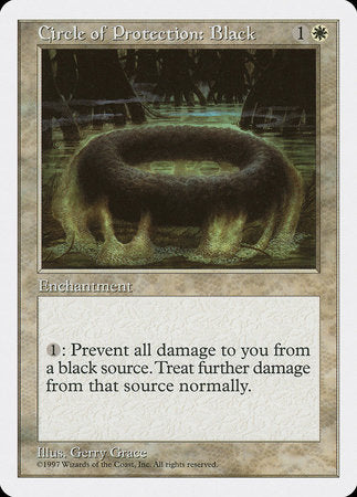 Circle of Protection: Black [Fifth Edition] | Good Games Cannington
