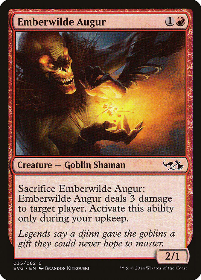 Emberwilde Augur (Elves vs. Goblins) [Duel Decks Anthology] | Good Games Cannington