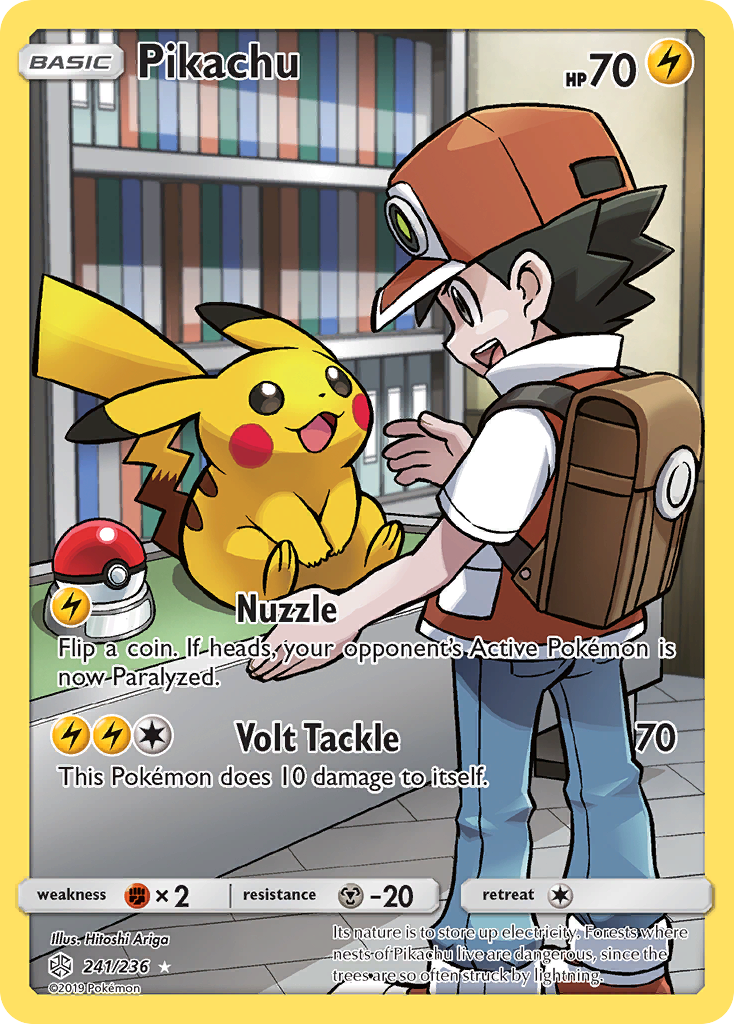 Pikachu (241/236) [Sun & Moon: Cosmic Eclipse] | Good Games Cannington