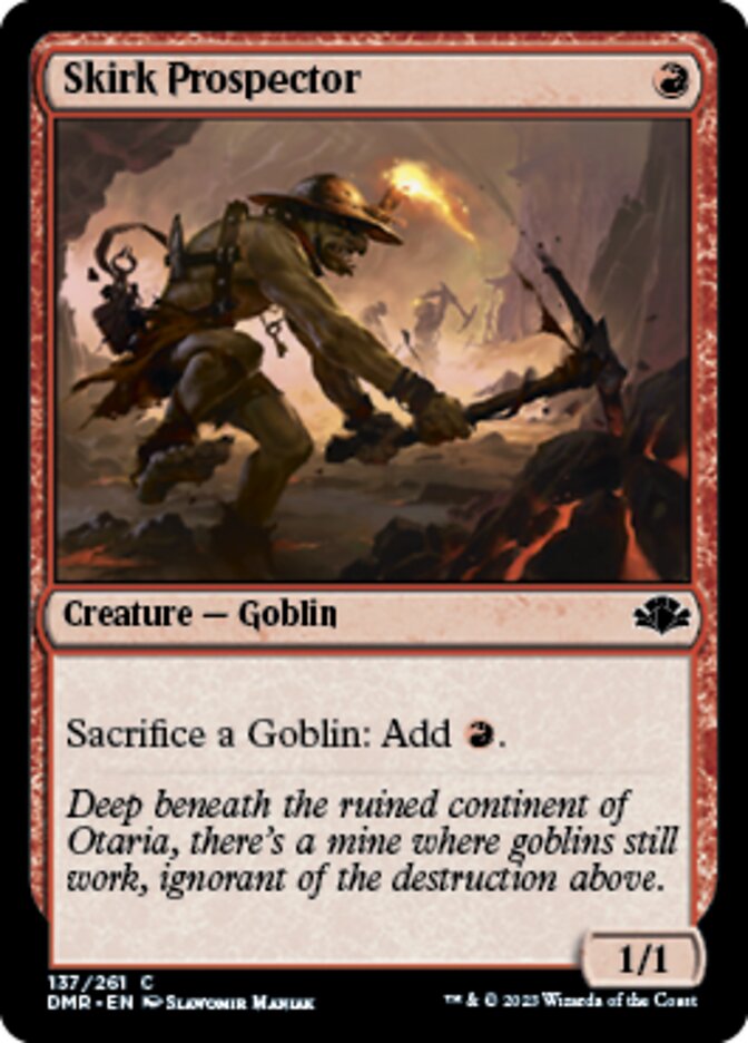 Skirk Prospector [Dominaria Remastered] | Good Games Cannington