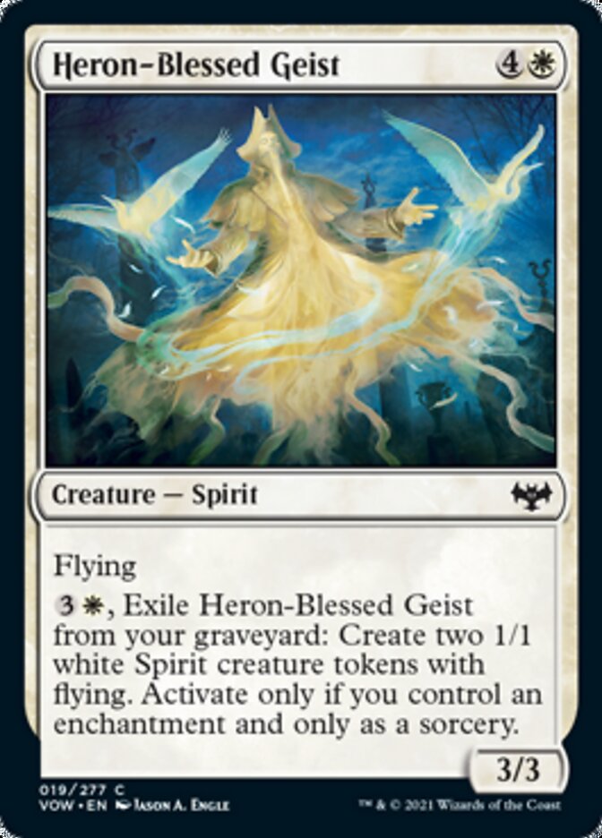 Heron-Blessed Geist [Innistrad: Crimson Vow] | Good Games Cannington