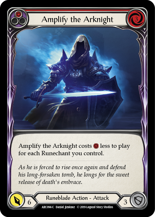 Amplify the Arknight (Red) [ARC094-C] 1st Edition Normal | Good Games Cannington