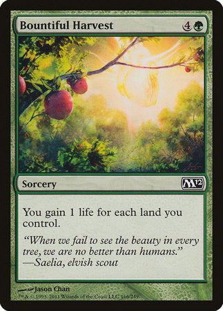 Bountiful Harvest [Magic 2012] | Good Games Cannington