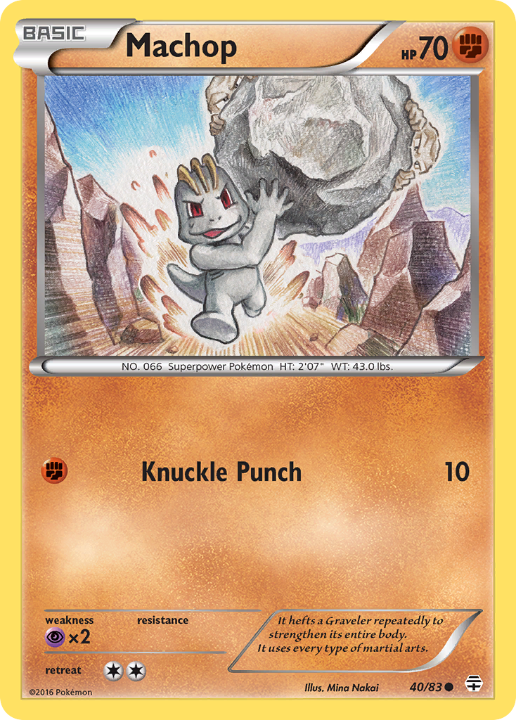 Machop (40/83) [XY: Generations] | Good Games Cannington