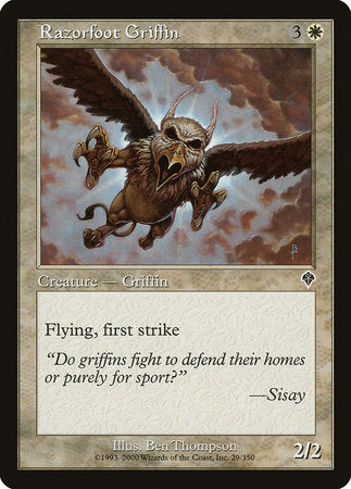 Razorfoot Griffin [Invasion] | Good Games Cannington