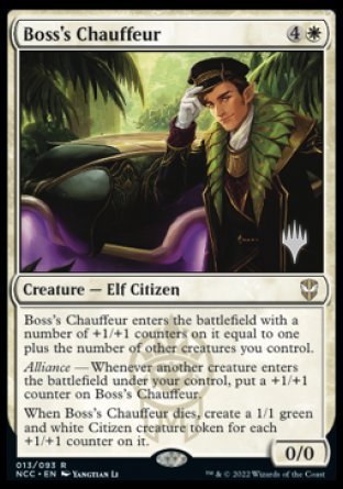 Boss's Chauffeur (Promo Pack) [Streets of New Capenna Commander Promos] | Good Games Cannington