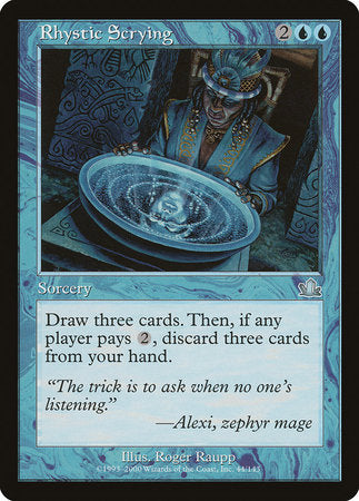 Rhystic Scrying [Prophecy] | Good Games Cannington