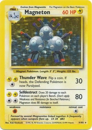 Magneton (9/102) [Base Set Unlimited] | Good Games Cannington