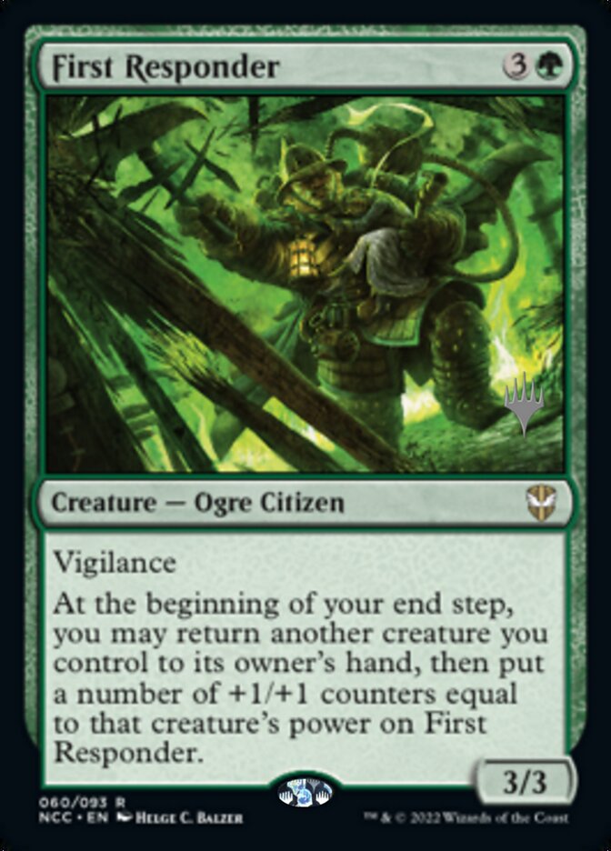 First Responder (Promo Pack) [Streets of New Capenna Commander Promos] | Good Games Cannington