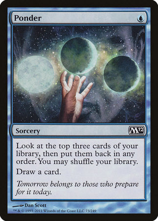 Ponder [Magic 2012] | Good Games Cannington
