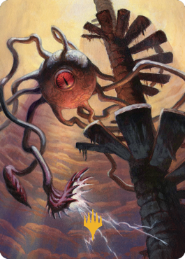 Death Kiss Art Card (Gold-Stamped Signature) [Commander Legends: Battle for Baldur's Gate Art Series] | Good Games Cannington