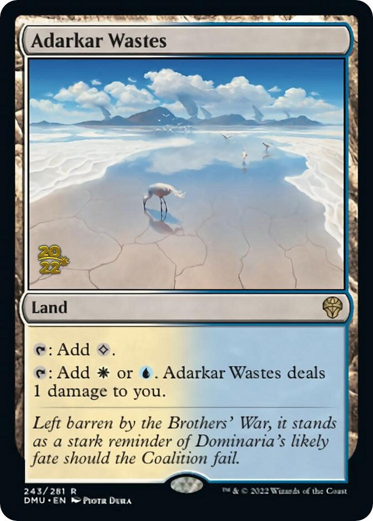 Adarkar Wastes [Dominaria United Prerelease Promos] | Good Games Cannington