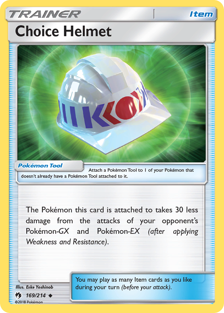Choice Helmet (169/214) [Sun & Moon: Lost Thunder] | Good Games Cannington