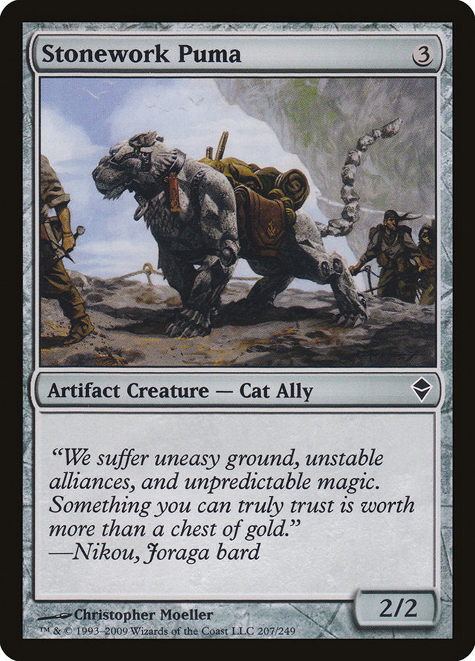 Stonework Puma [Zendikar] | Good Games Cannington