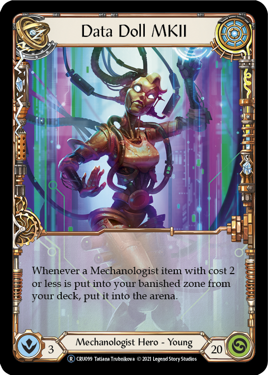 Data Doll MKII [U-CRU099-RF] Unlimited Rainbow Foil | Good Games Cannington