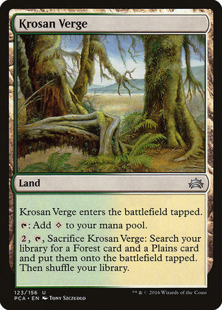 Krosan Verge [Planechase Anthology] | Good Games Cannington