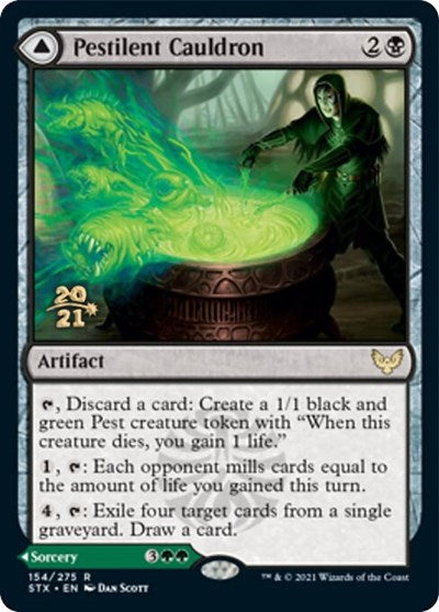 Pestilent Cauldron // Restorative Burst [Strixhaven: School of Mages Prerelease Promos] | Good Games Cannington