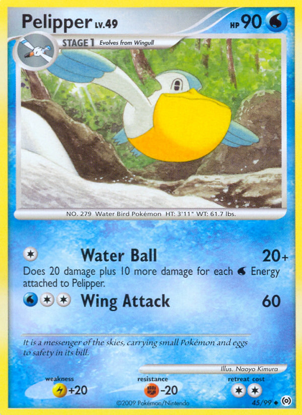 Pelipper (45/99) [Platinum: Arceus] | Good Games Cannington