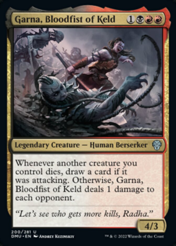 Garna, Bloodfist of Keld [Dominaria United] | Good Games Cannington
