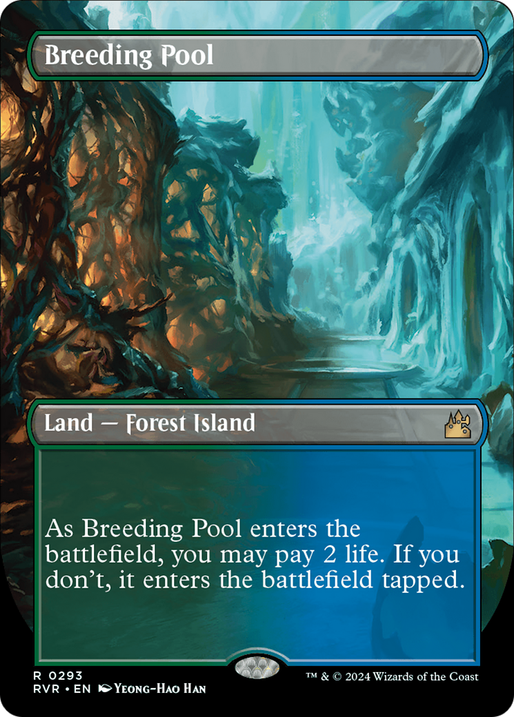 Breeding Pool (Borderless) [Ravnica Remastered] | Good Games Cannington
