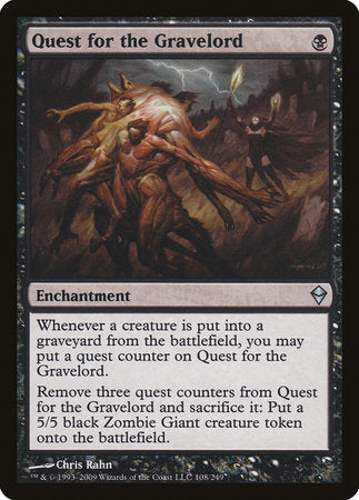 Quest for the Gravelord [Zendikar] | Good Games Cannington