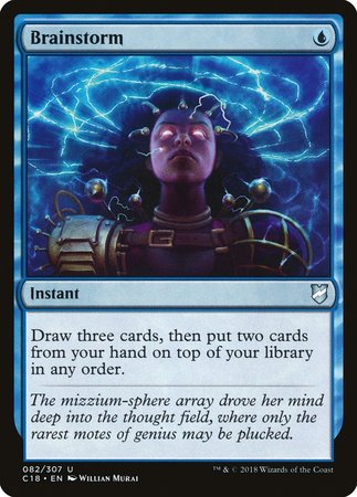 Brainstorm [Commander 2018] | Good Games Cannington
