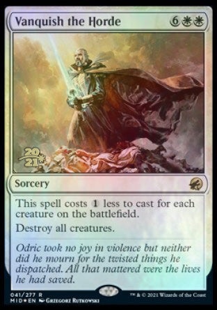 Vanquish the Horde [Innistrad: Midnight Hunt Prerelease Promos] | Good Games Cannington