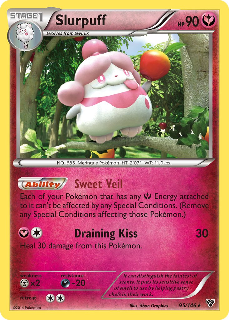 Slurpuff (95/146) (Theme Deck Exclusive) [XY: Base Set] | Good Games Cannington