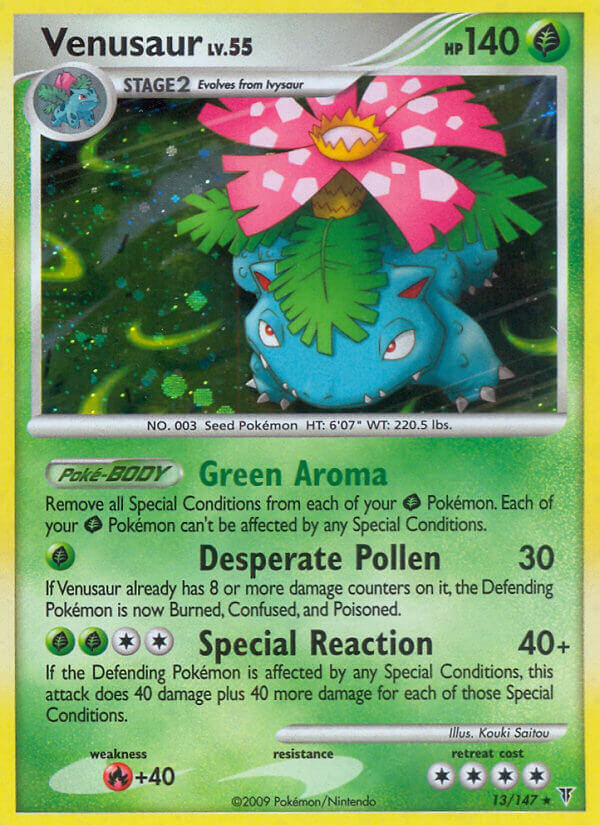 Venusaur (13/147) (Theme Deck Exclusive) [Platinum: Supreme Victors] | Good Games Cannington