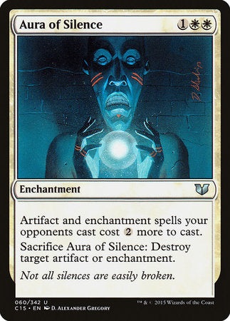 Aura of Silence [Commander 2015] | Good Games Cannington