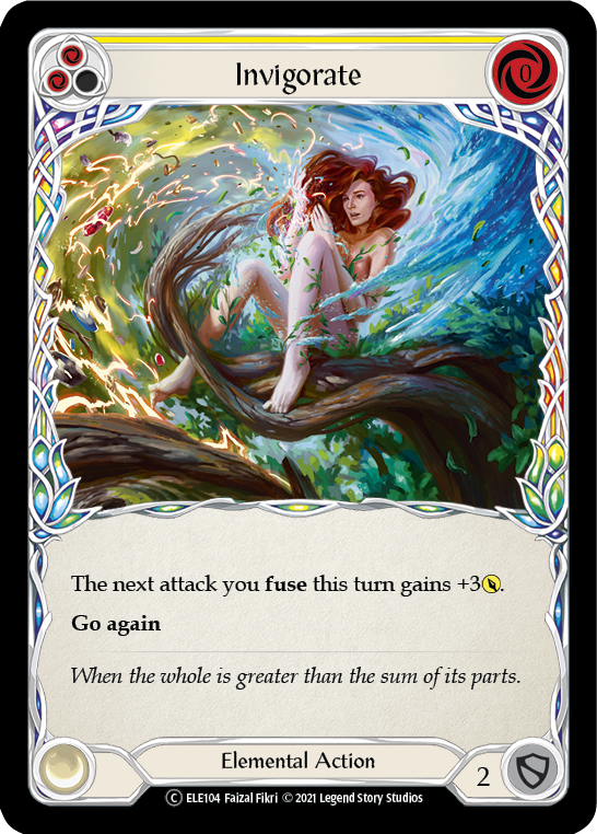 Invigorate (Yellow) [U-ELE104] Unlimited Normal | Good Games Cannington