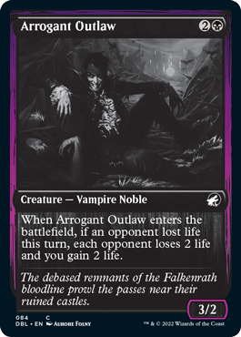 Arrogant Outlaw [Innistrad: Double Feature] | Good Games Cannington