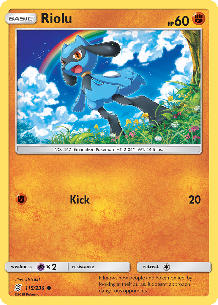 Riolu (115/236) [Sun & Moon: Unified Minds] | Good Games Cannington