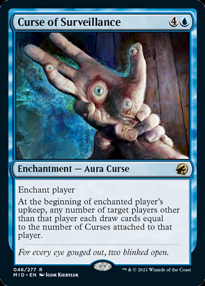 Curse of Surveillance [Innistrad: Midnight Hunt] | Good Games Cannington