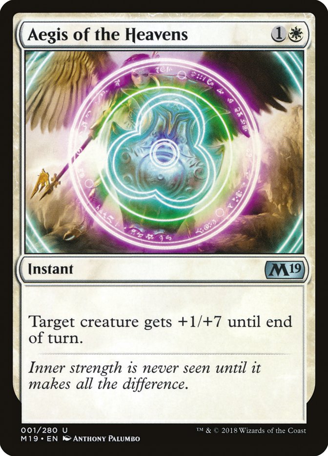 Aegis of the Heavens [Core Set 2019] | Good Games Cannington