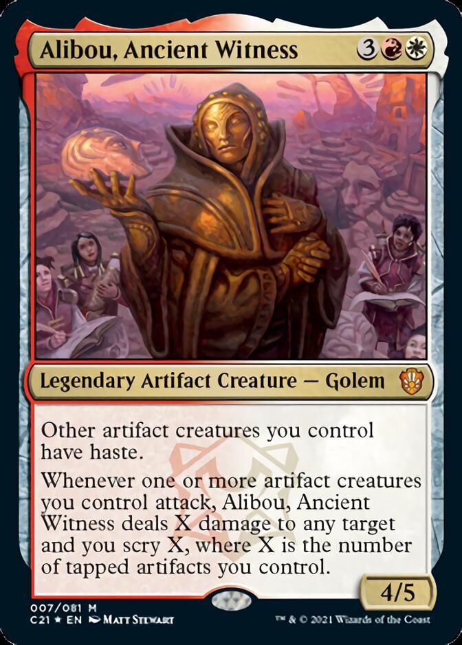 Alibou, Ancient Witness [Commander 2021] | Good Games Cannington